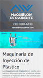 Mobile Screenshot of inyectorasplastico.com